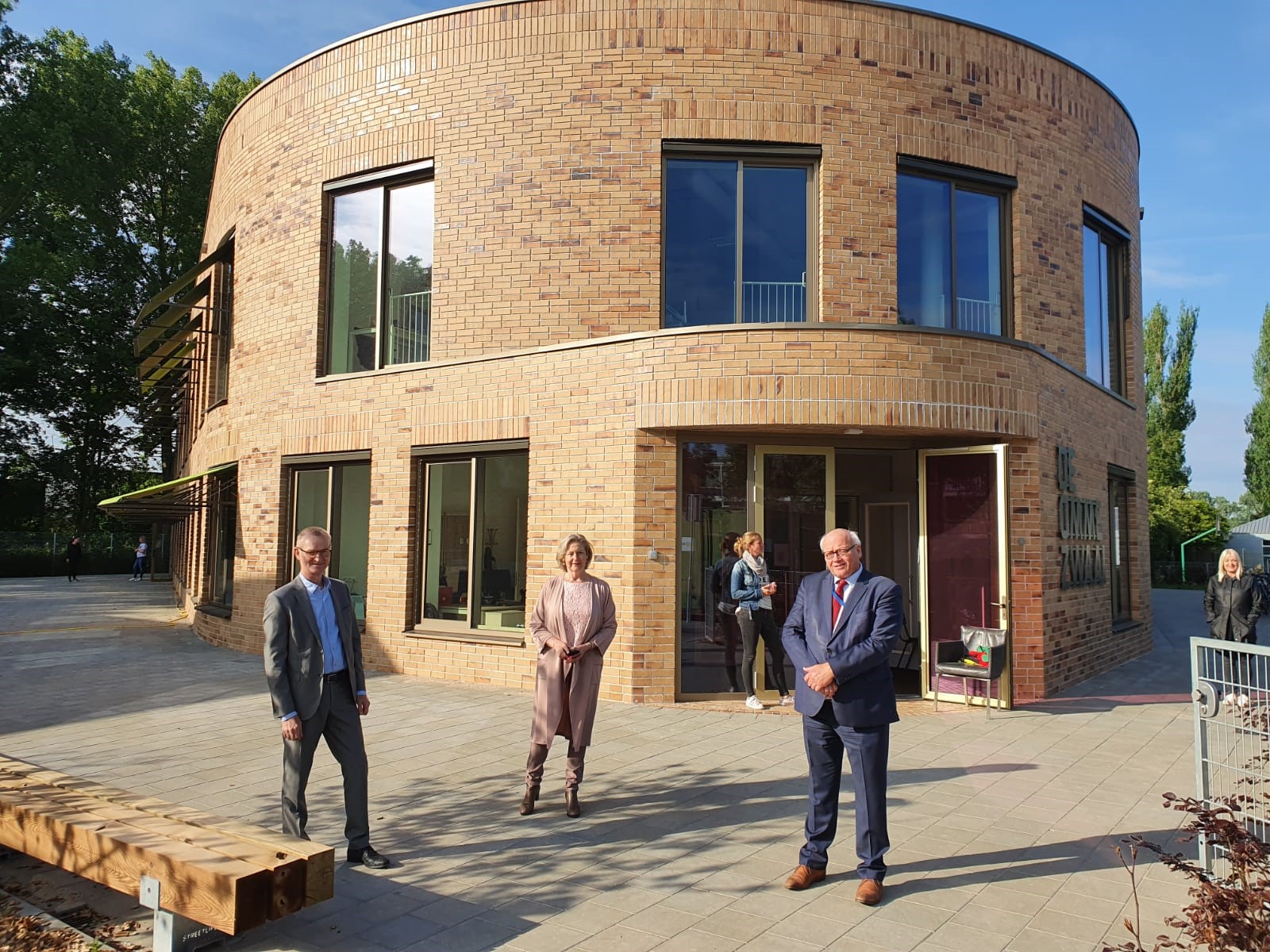 Bezoek wethouder Hans de Vroome